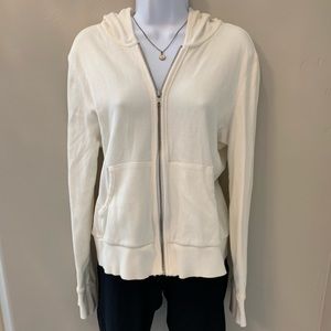 Cream Zip Up Jacket